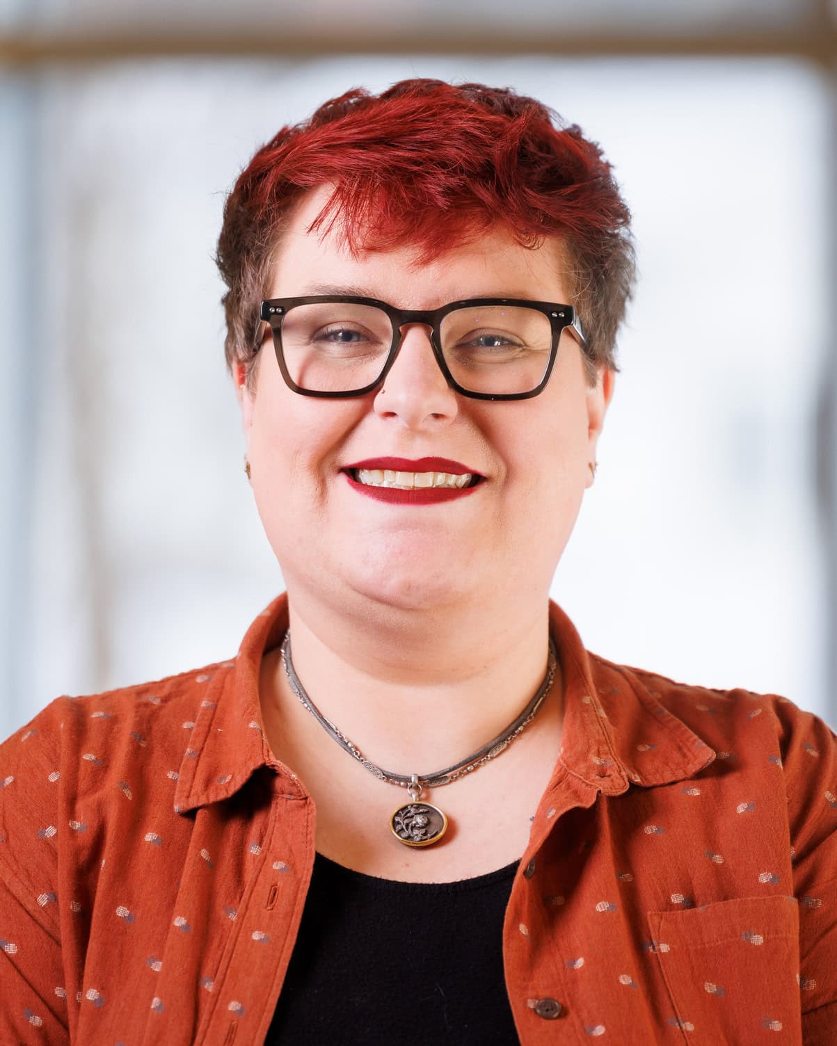 Sam Davis-Boyd smiling at the camera