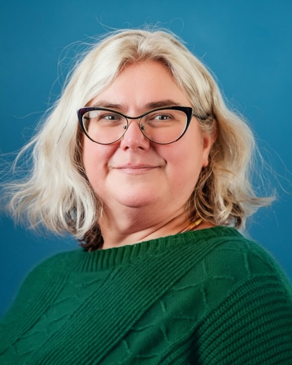 Blithe Milks smiling at the camera