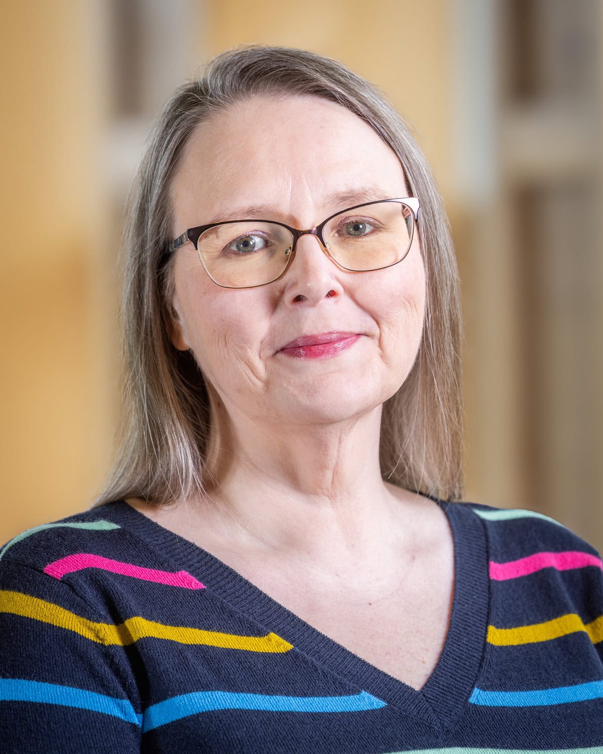 Michaela Stone smiling at the camera