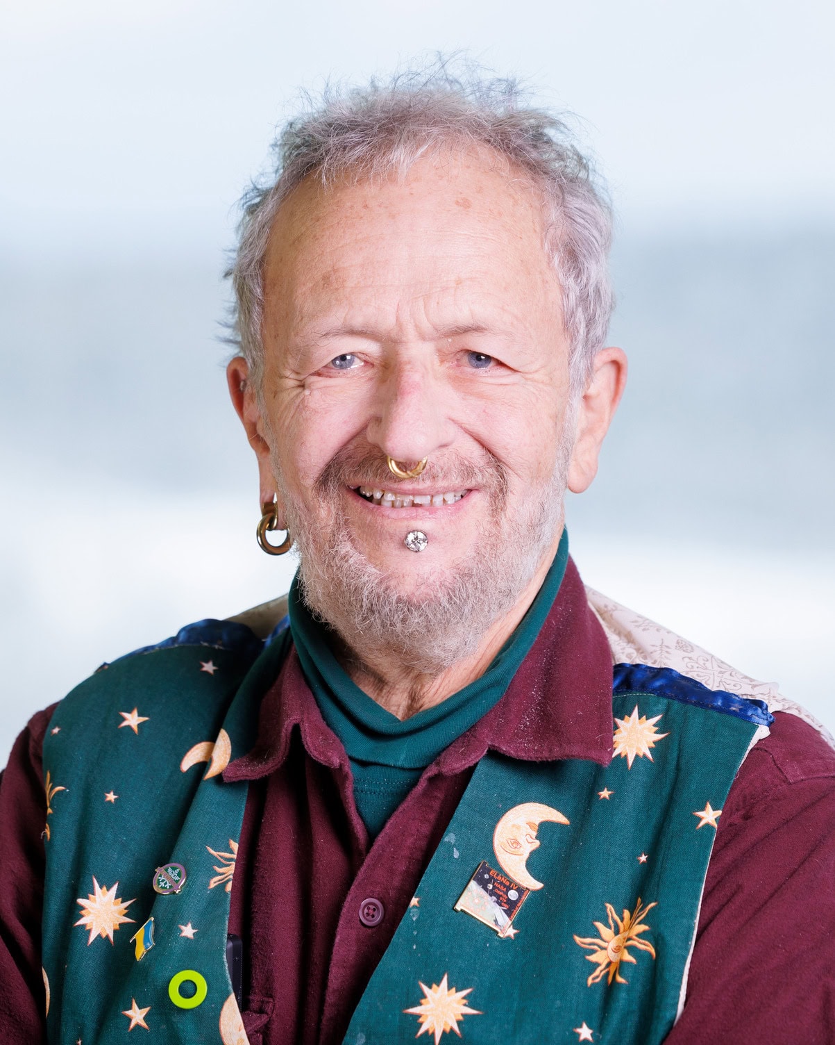 Carl Brandon smiling at the camera