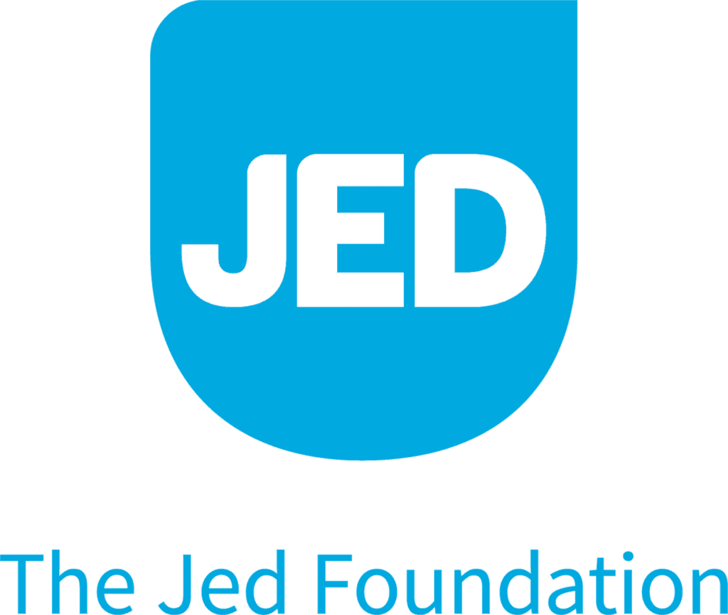 The blue JED logo.
