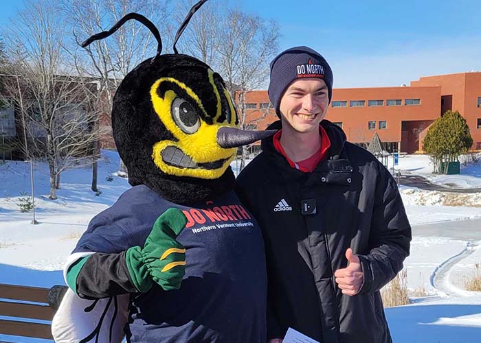 Groundhog Day the Hornet Way at Northern Vermont University-Lyndon!