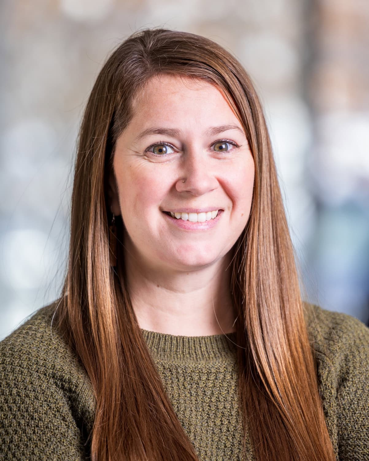 Heather Crowley smiling at the camera