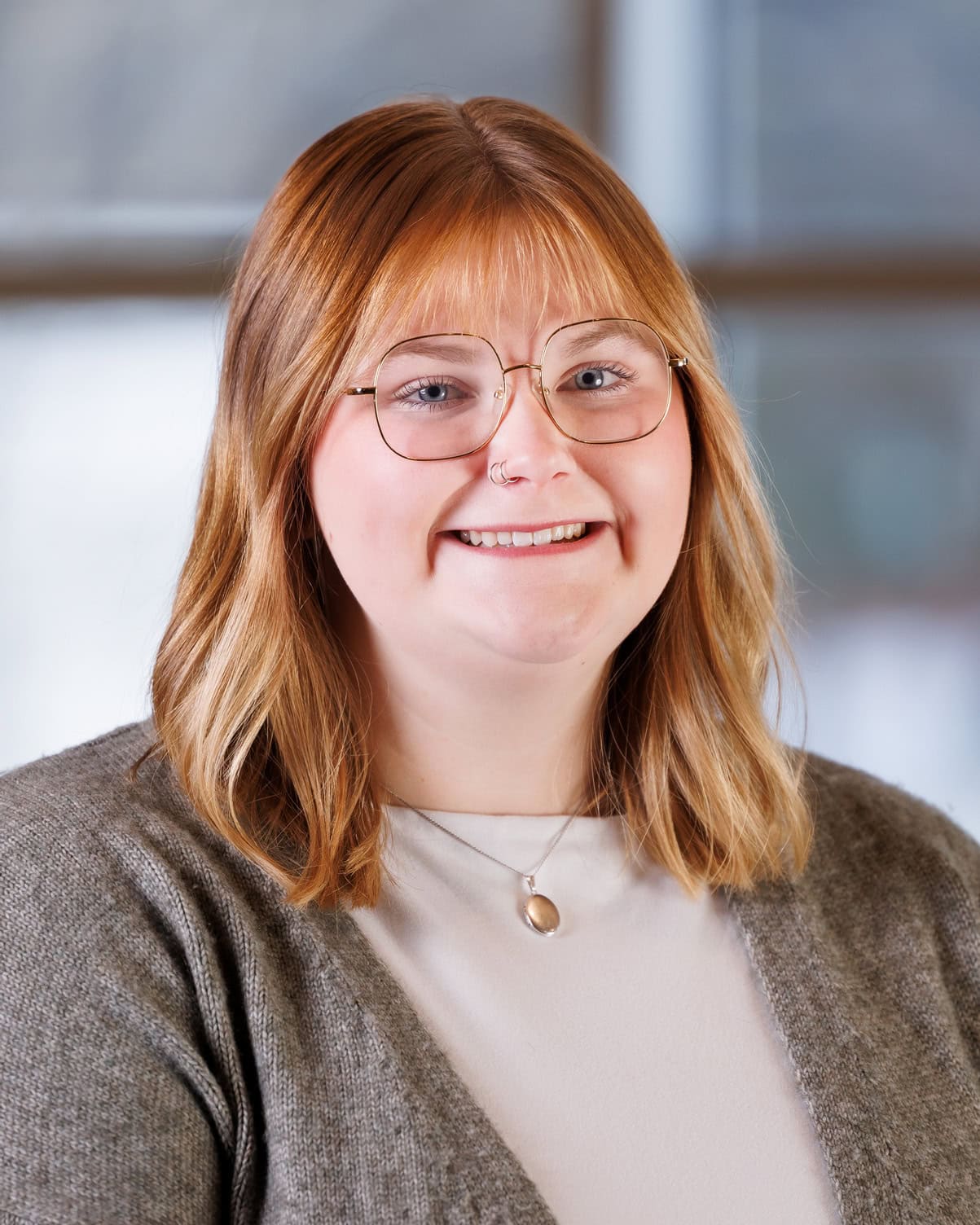 Bailey Phillips smiling at the camera