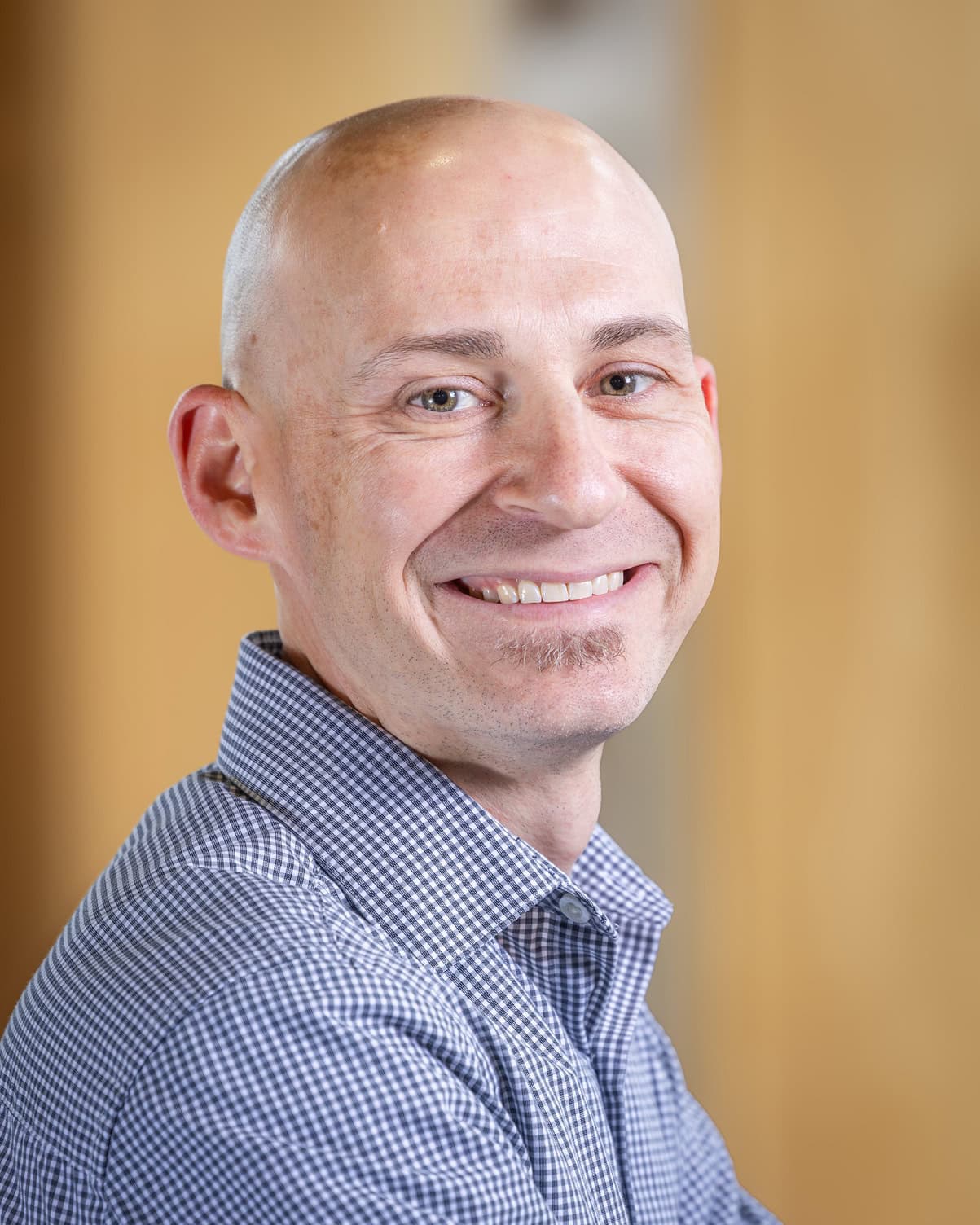 Nathan Rossetti smiling at the camera